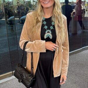 Savannah 7s Crushed Velvet Blazer